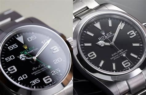 rolex air king vs explorer 2|rolex air king vs new.